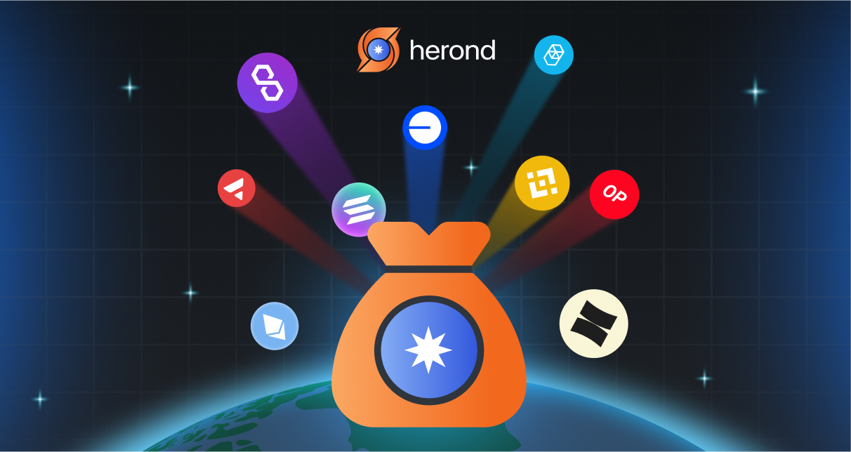 Herond Wallet: Keyless, Multi-chain, Non-custodial, for all crypto assets
